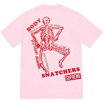 Pink Supreme Body Snatchers Tee T Shirts | Supreme 385OR